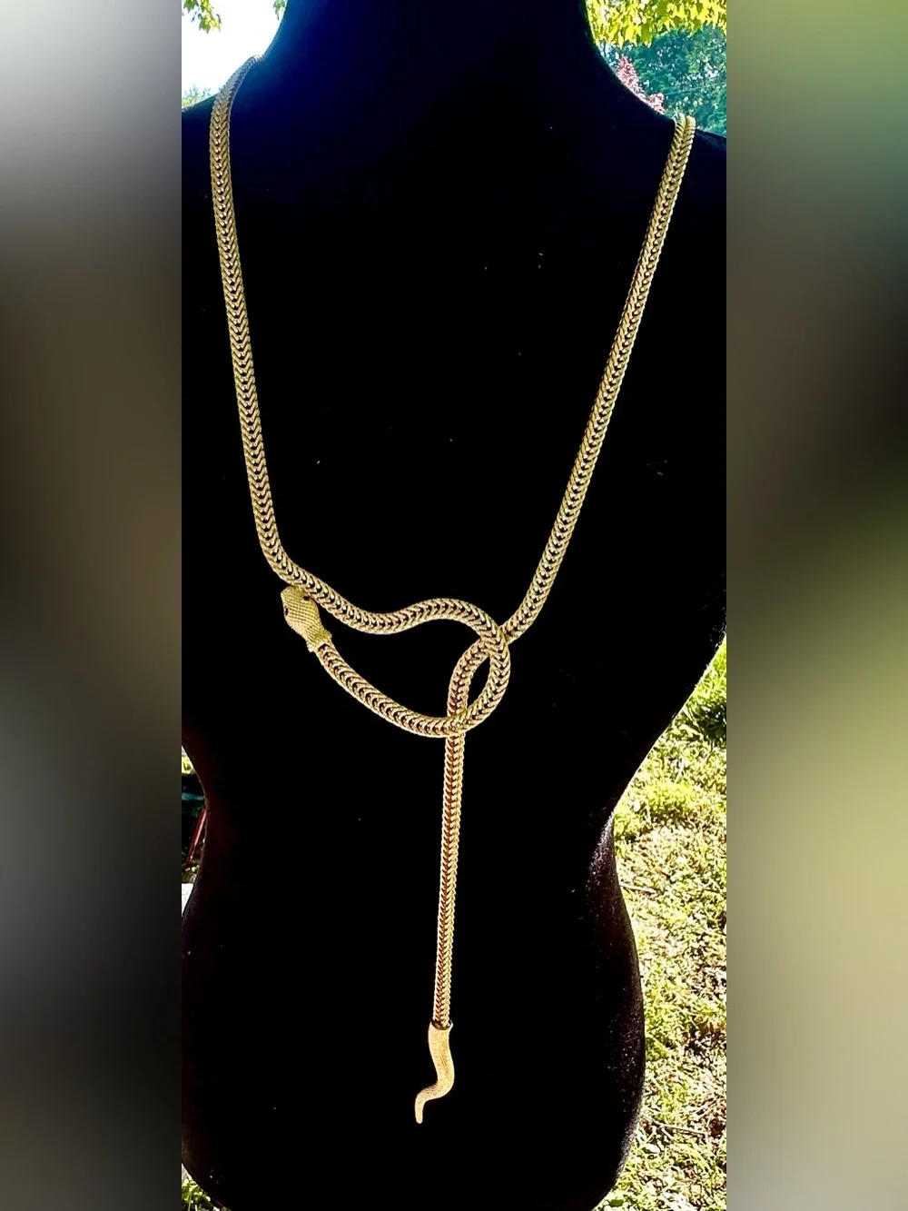 Zara Gold Rope Chain Belt with Knot Detail